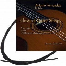 C302.910 Cuerdas Guitarra Clasica Antonio Fernandez Tension Media Nylon Negro