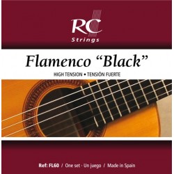 Juego de Cuerdas Royal Classics Flamenco Black Nylon Negro FL60