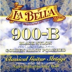 LB900 Juego de Cuerdas La Bella 900 Nylon Negro