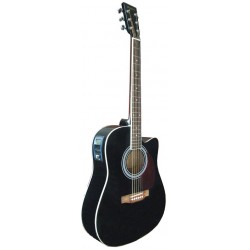 C331.650EQBK Guitarra Electroacustica Negra