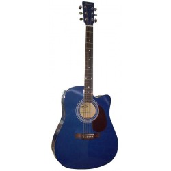 C331.650EQBL Guitarra Electroacustica Azul