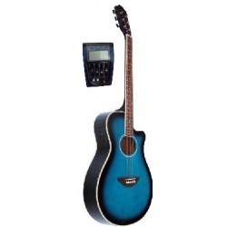 C331.646EQBL Guitarra Electroacustica Mini Jumbo tipo APX AZUL