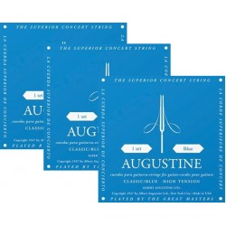 Augustine Blue Tension Alta. Juego de Cuerdas para Guitarra Clasica