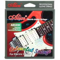 AE535C-SL Cuerdas Guitarra Electrica de colores